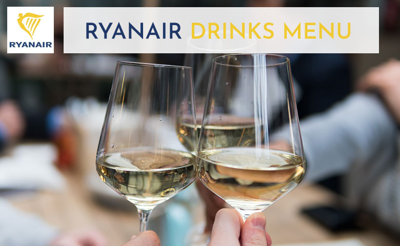 Ryanair Drinks Menu Prices 2023